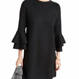 Anthropologie Bell Sleeve Black Sweater Dress – Size Medium